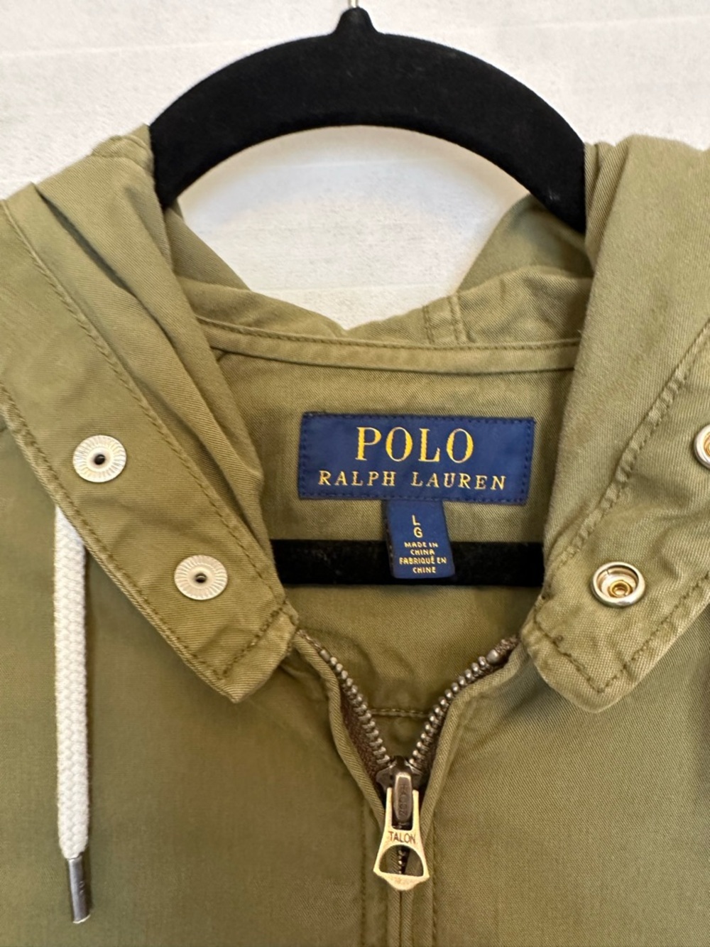 Polo by Ralph Lauren Olive Green Hooded Jacket